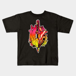 Heart and Dagger Kids T-Shirt